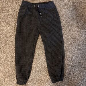 Waffle material sweatpants